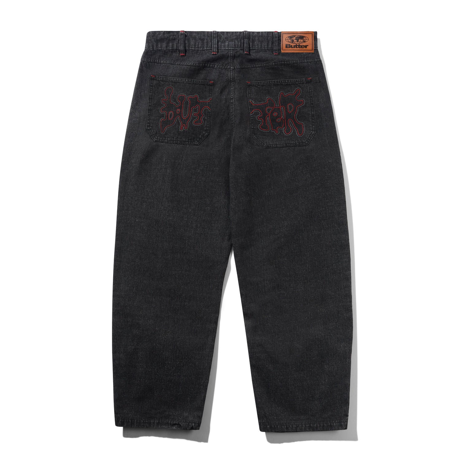 Blotch Denim Jeans, Streaky Black