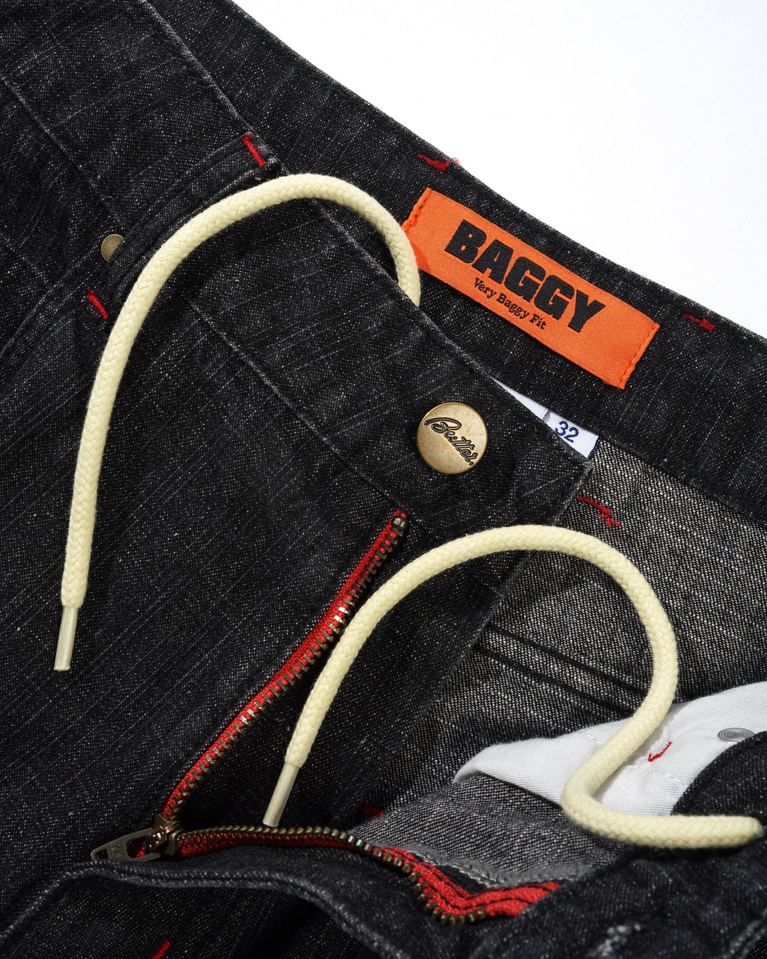 Blotch Denim Jeans, Streaky Black