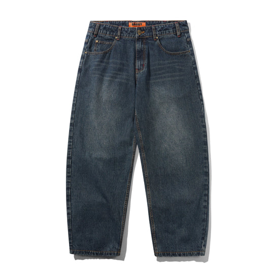Blotch Denim Jeans, Streaky Navy