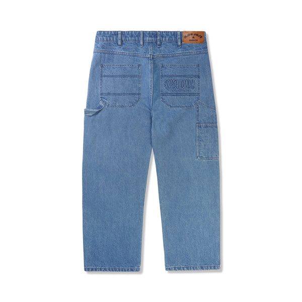 Cash Only Bone Denim Jeans, Streaky Indigo