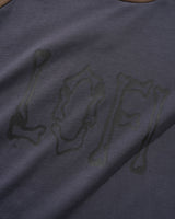Bones Raglan Tee, Army / Brown