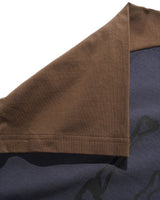 Bones Raglan Tee, Army / Brown