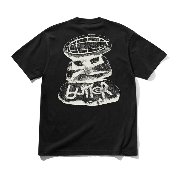 Butter Goods Boulder Terrain Tee, Black