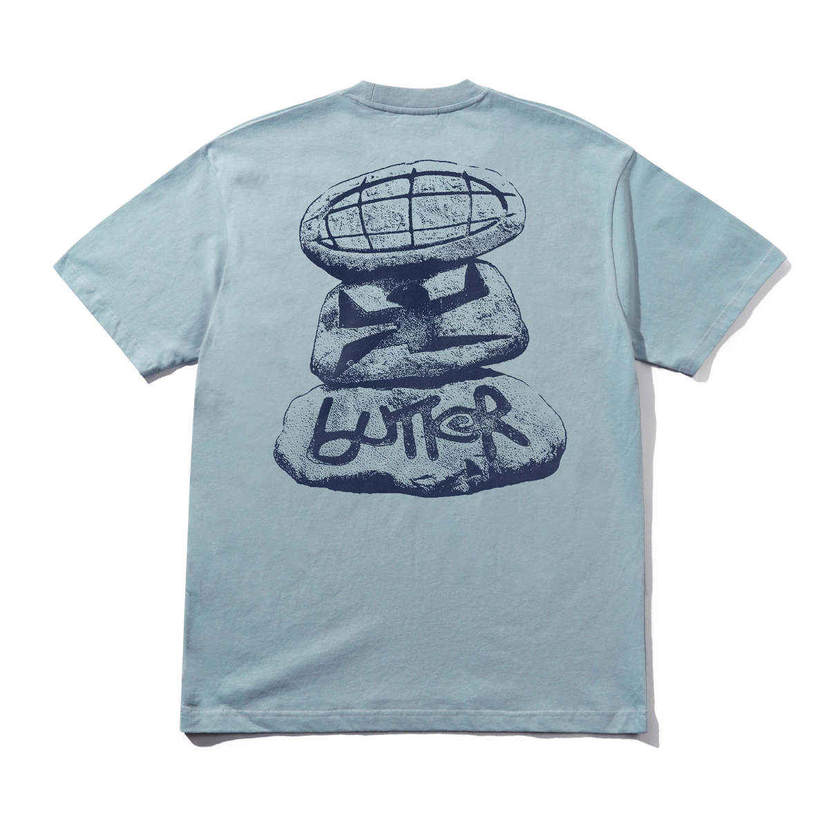 Boulder Terrain Tee, Grey Blue