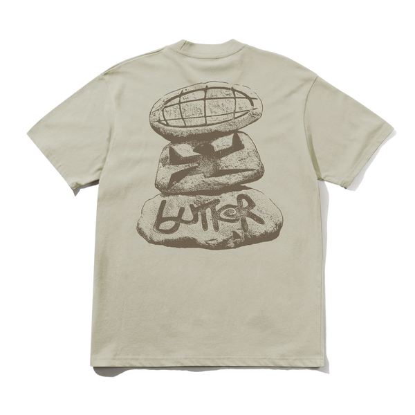 Butter Goods Boulder Terrain Tee, Stone