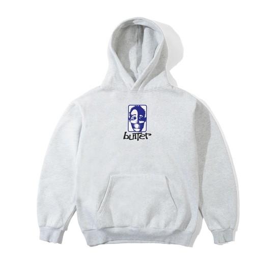 Bound Pullover Hood, Ash