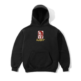 Bound Pullover Hood, Black