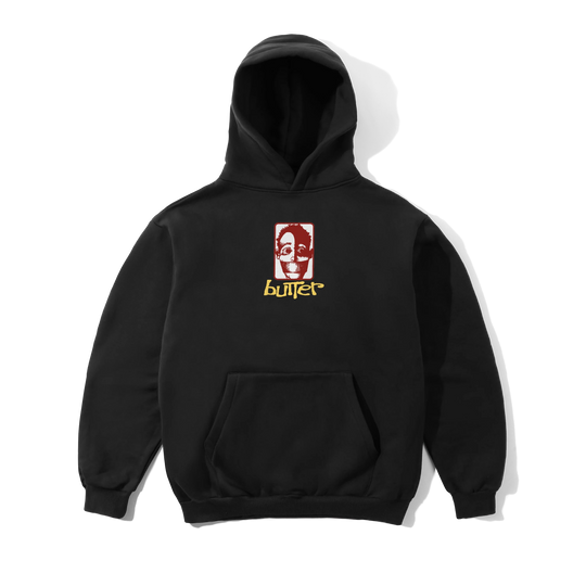 Bound Pullover Hood, Black