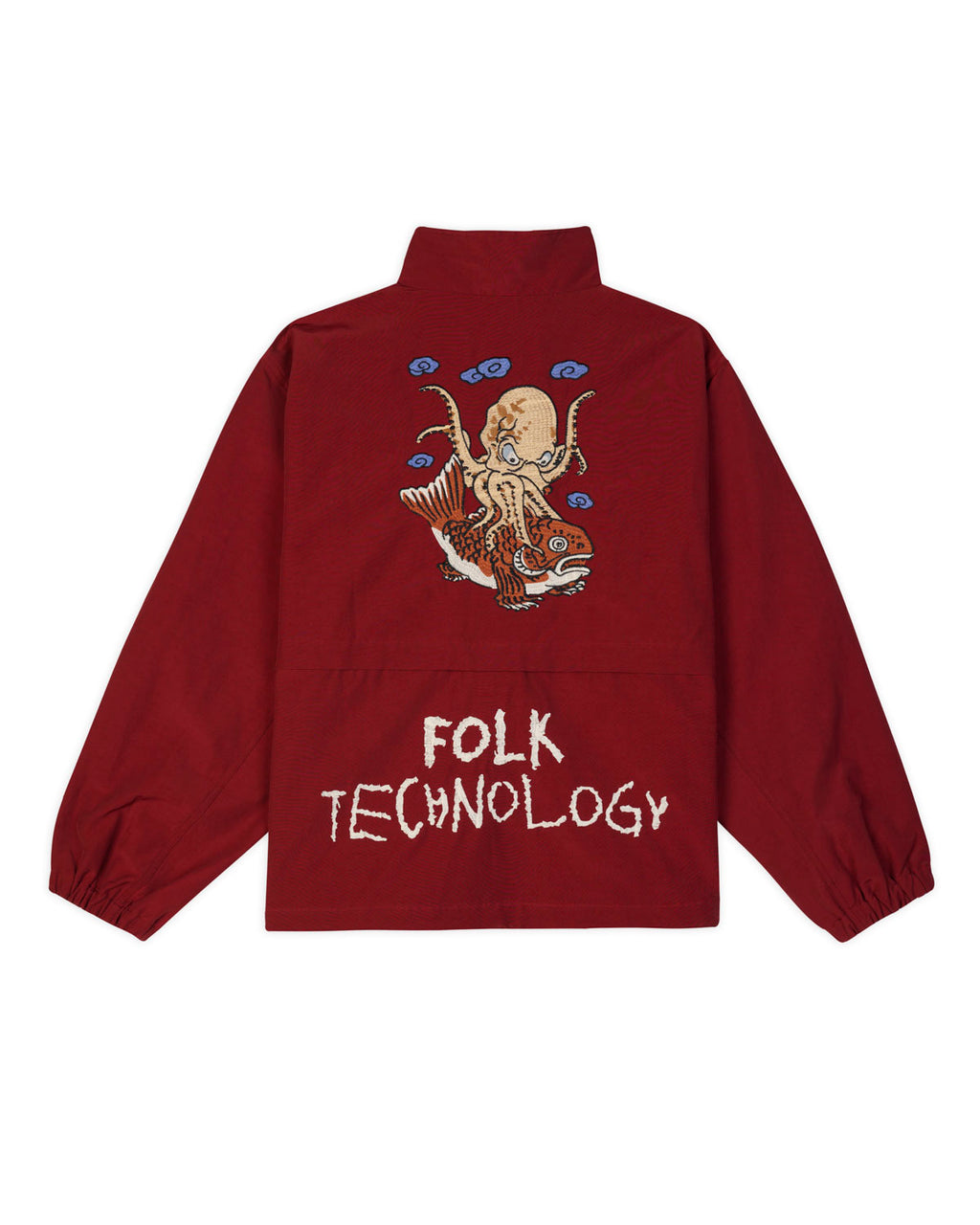 Equipment Running Pullover Jacket, Red