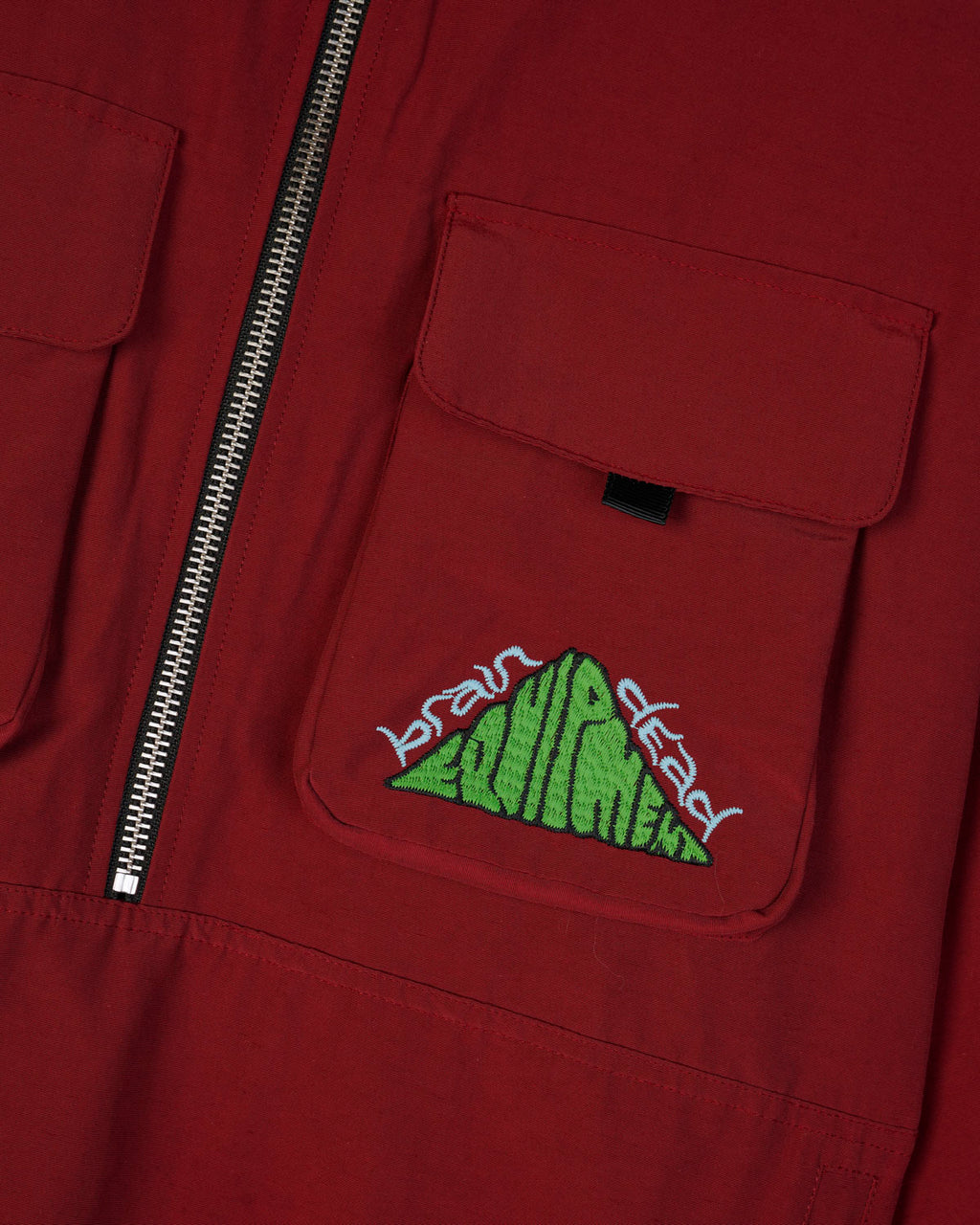 Equipment Running Pullover Jacket, Red