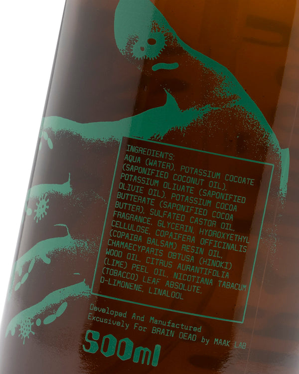 Brain Dead Shroom Cola Liquid Castile Soap, Green