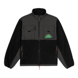 Equipment Ripstop Zip Fleece Jacket, Black