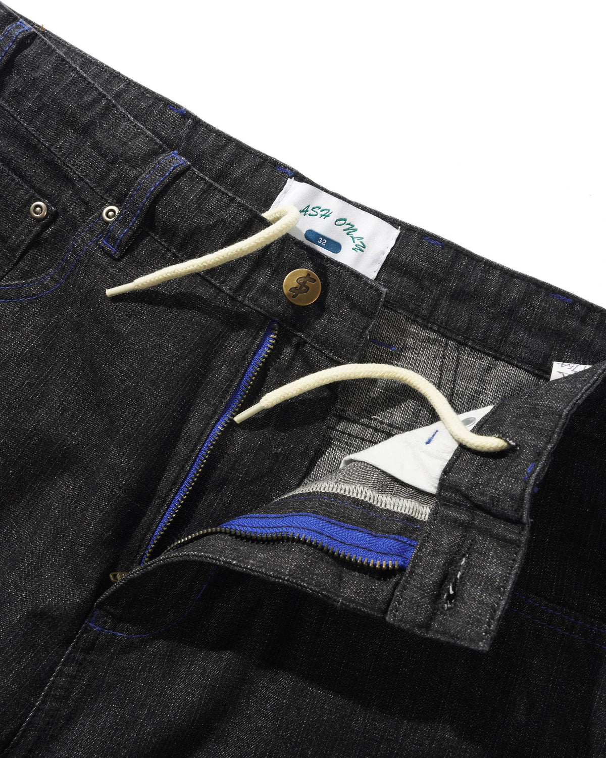 Break Denim Jeans, Streaky Black