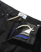 Break Denim Jeans, Streaky Black
