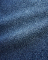 Break Denim Shorts, Washed Slub Blue