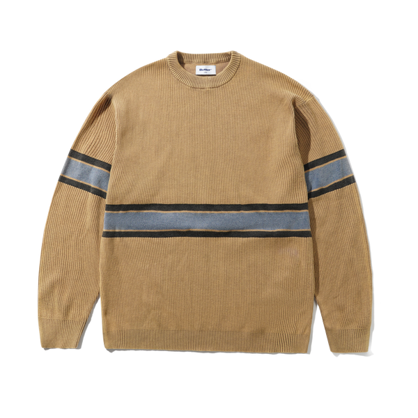 Butter Goods Break Knit Sweater, Washed Tan
