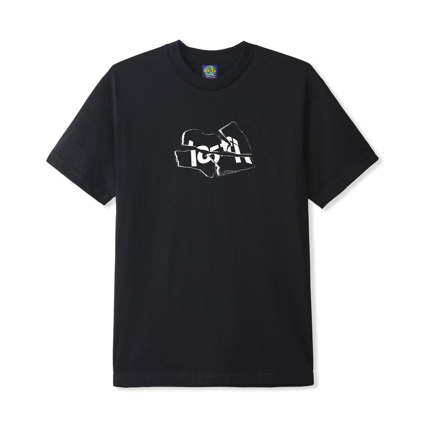 Broken Logo Tee, Black