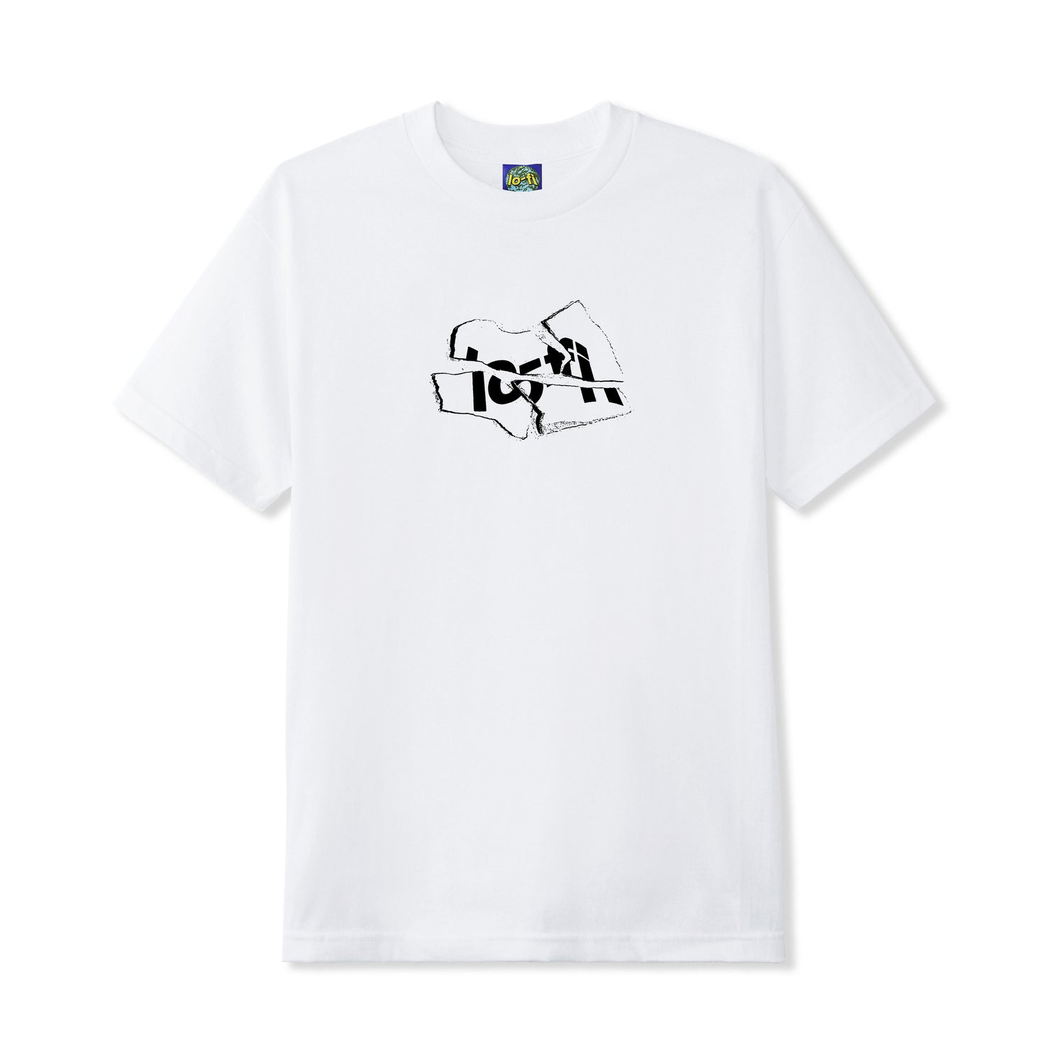 Broken Logo Tee, White