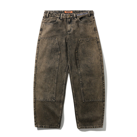 Bronco Denim Jeans, Brown Tint