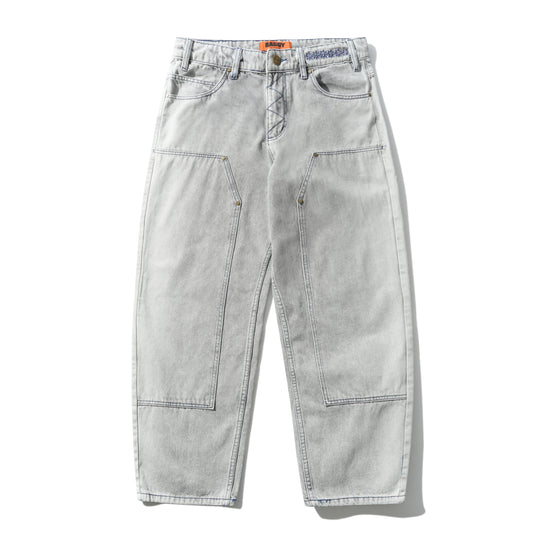 Bronco Denim Jeans, Washed Grey