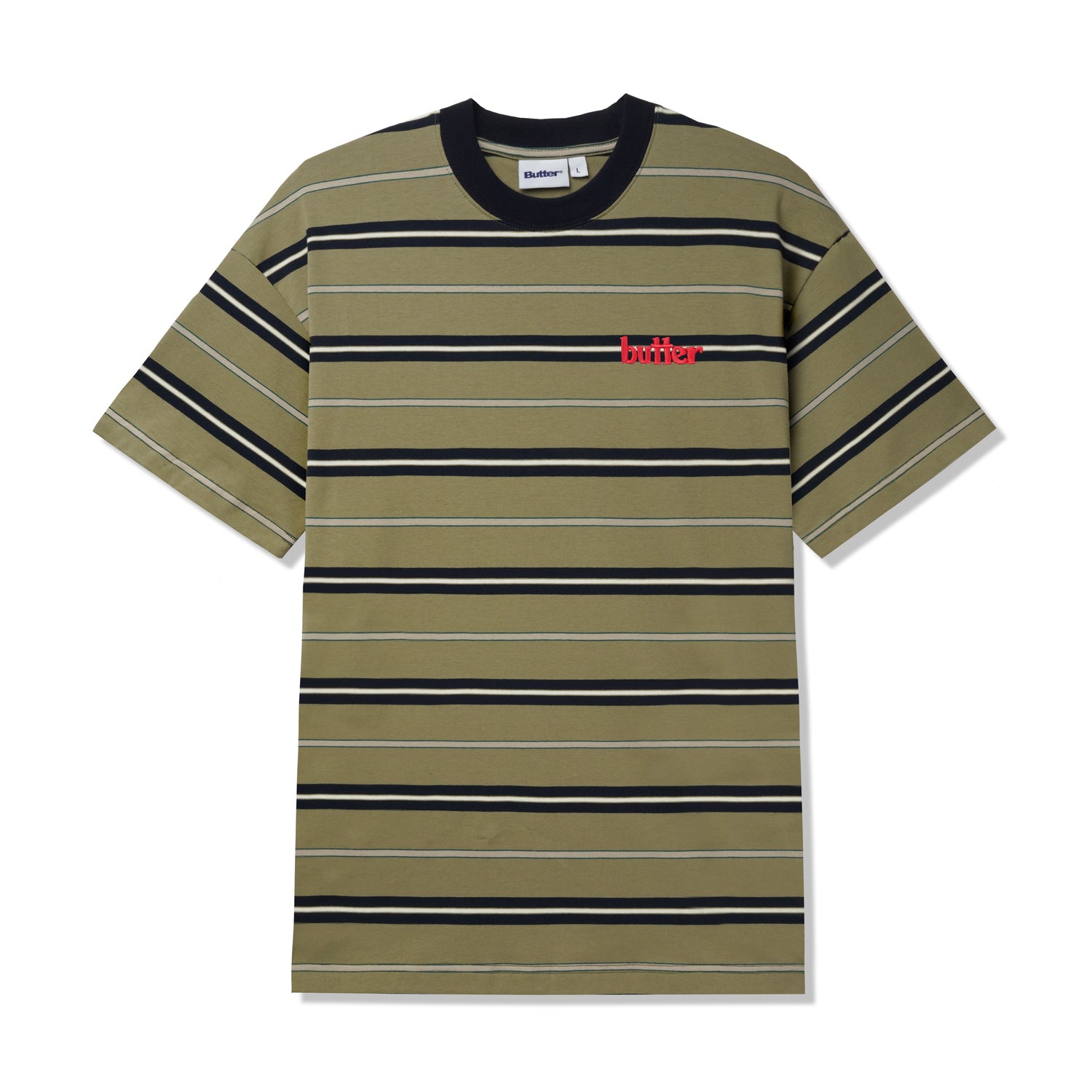 Bryce Stripe Tee, Sage