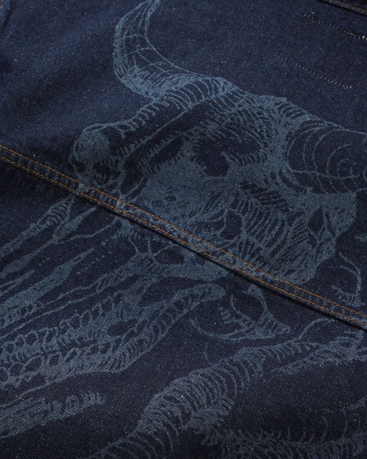 Bull Selvedge Denim Jacket, Raw Indigo
