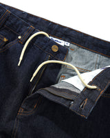 Bull Selvedge Denim Jeans, Raw Indigo