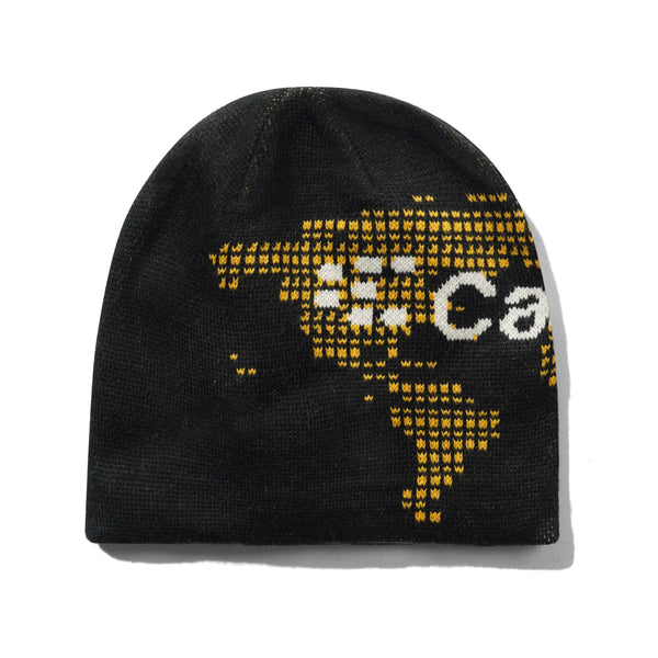 Cash Only Business Skully Beanie, Black