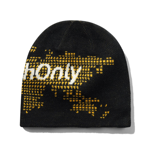 Cash Only Business Skully Beanie, Black