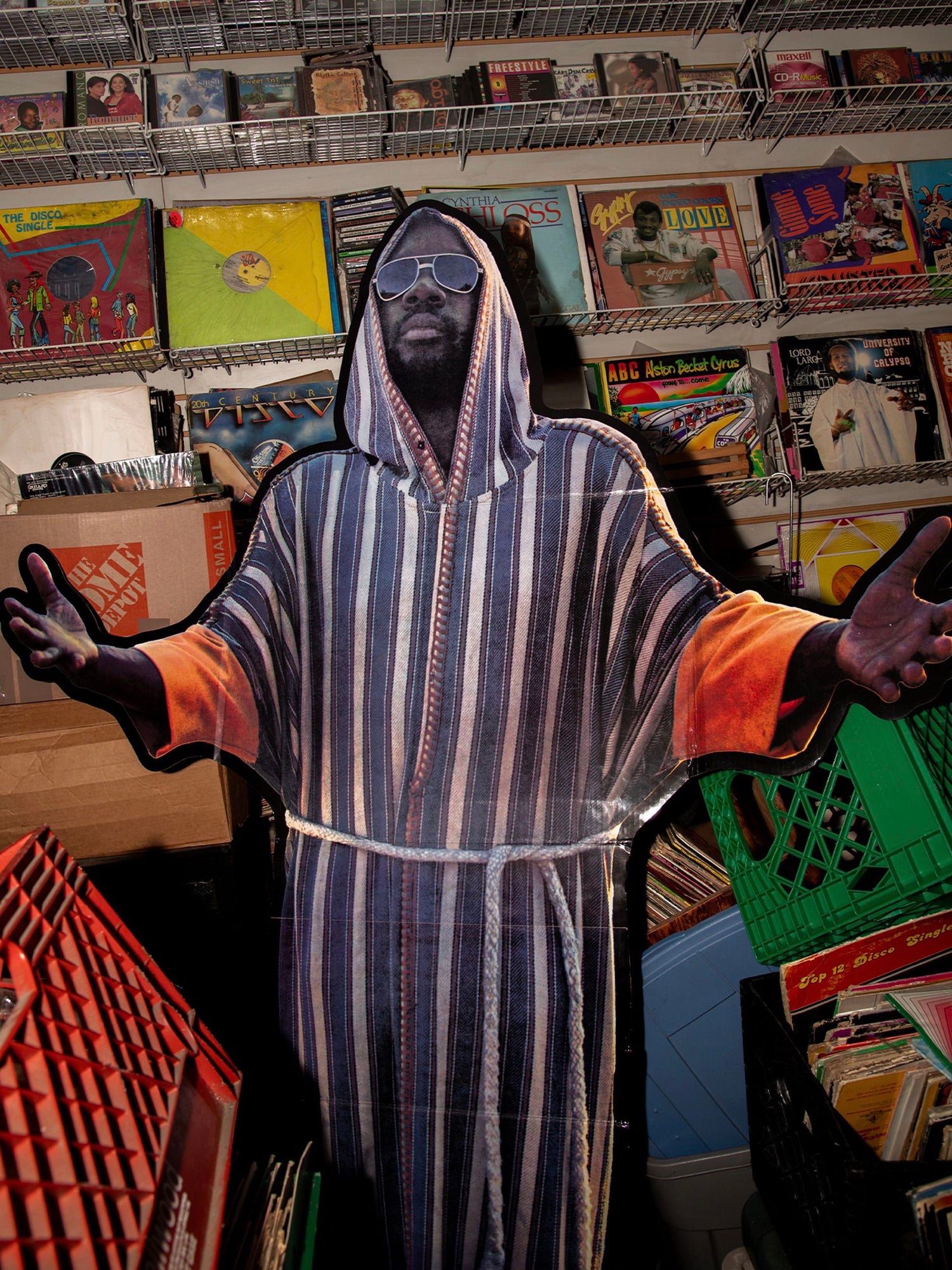 Black Moses Life-Sized Cutout, Multi