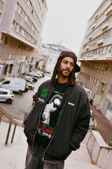 Miles Bomber Jacket, Black