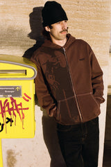 Thanks Zip-Thru Hood, Brown