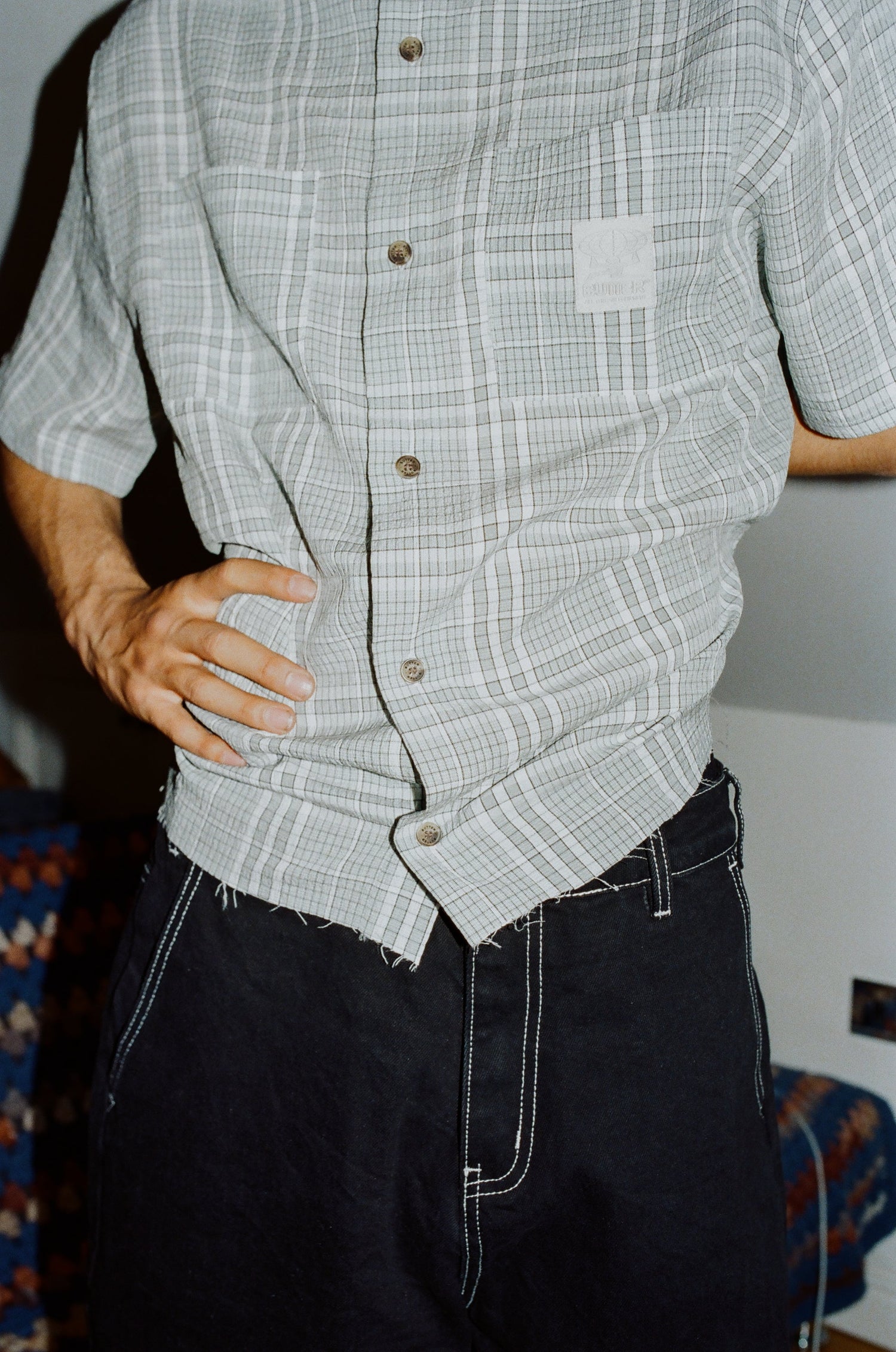 Equipment S/S Shirt, Light Grey