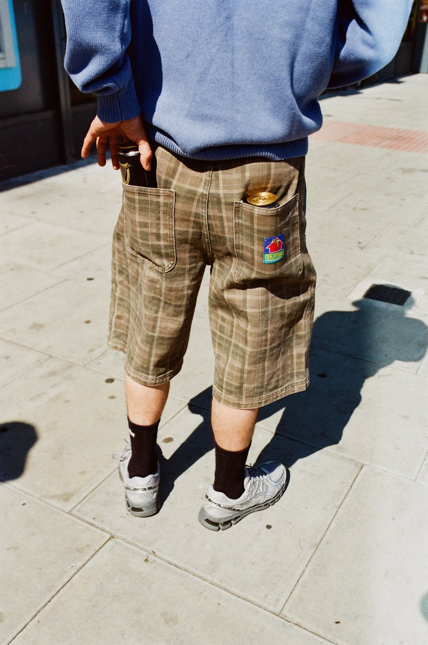 Work Shorts, Washed Plaid