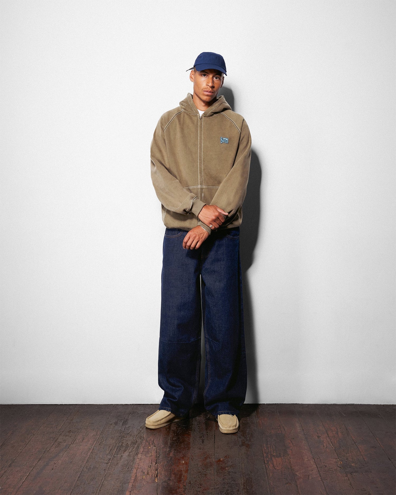 Sketch Zip-Thru Hood, Army