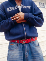 Stars Zip-Thru Hood, Navy