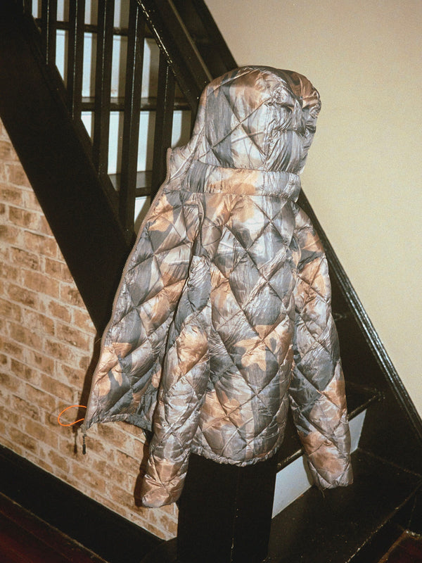 Butter Goods Diamond Quilt Puffer, Forest Camo