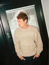 Stripe Knit Sweater, Oat Marle