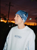 Abseil Skully Beanie, Ocean Camo