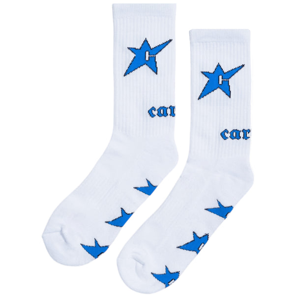 Carpet Company C-Star Socks, White
