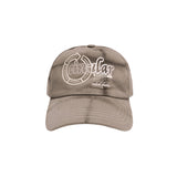 Circular Design Hat, Tie Dye Grey