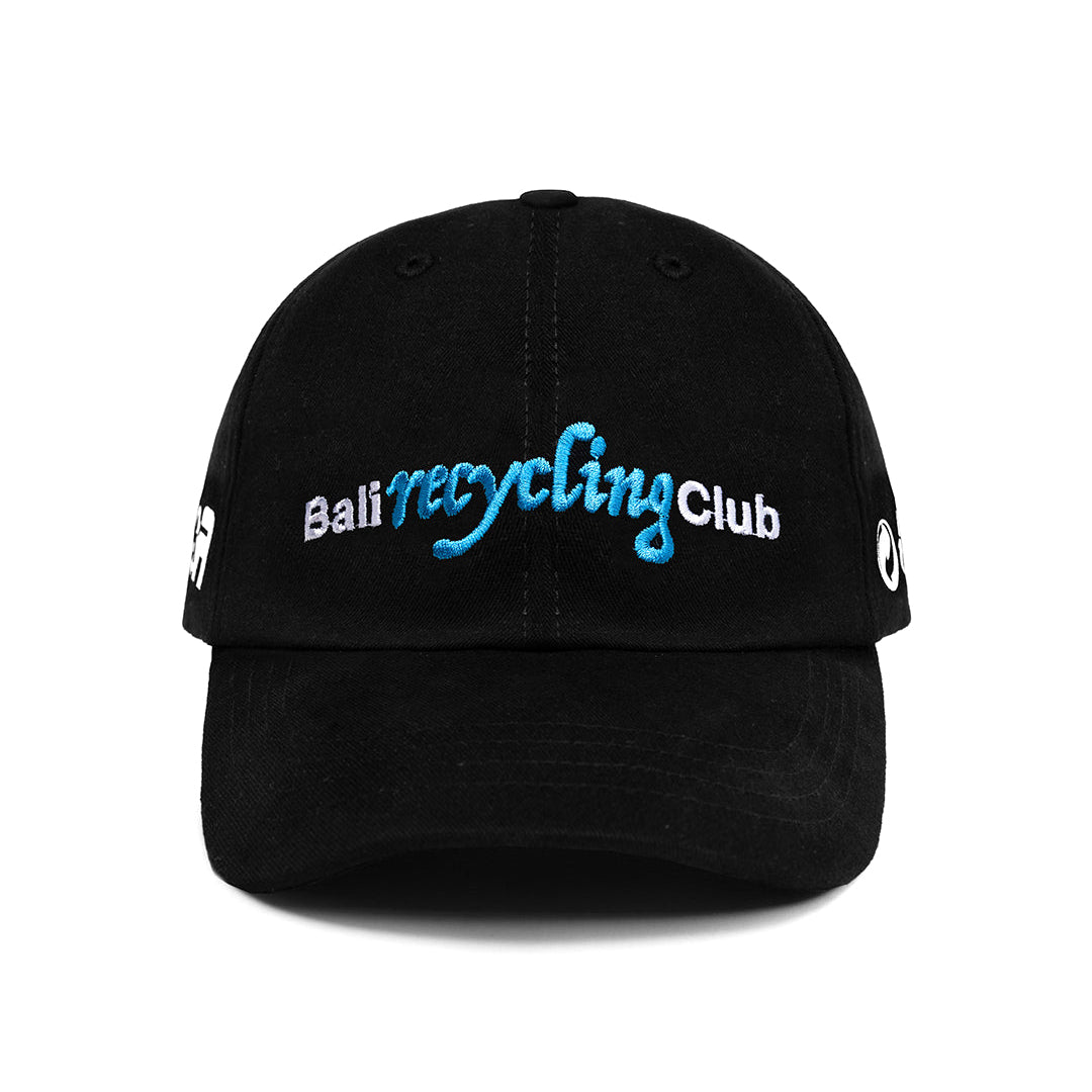 Bali Recycling Club Hat, Black