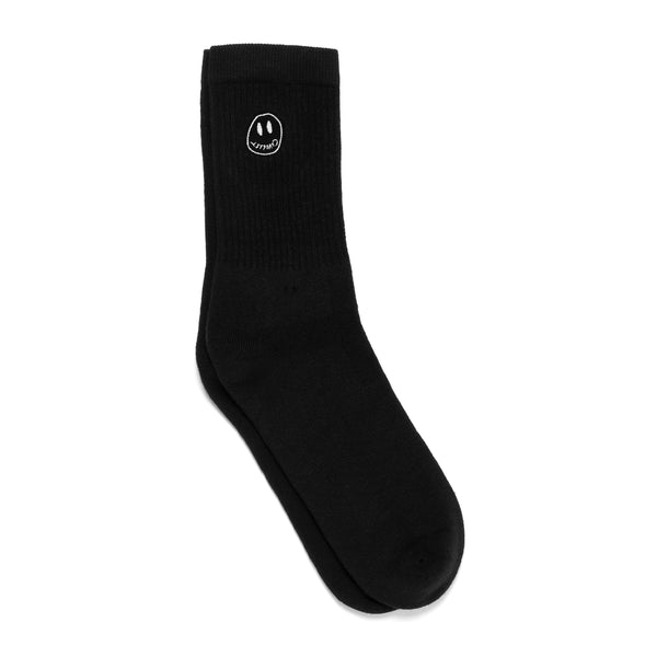 Civilist Mono Smiler Socks, Black
