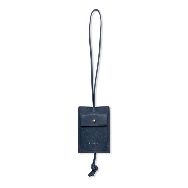 Civilist Leather Pouch, Blue