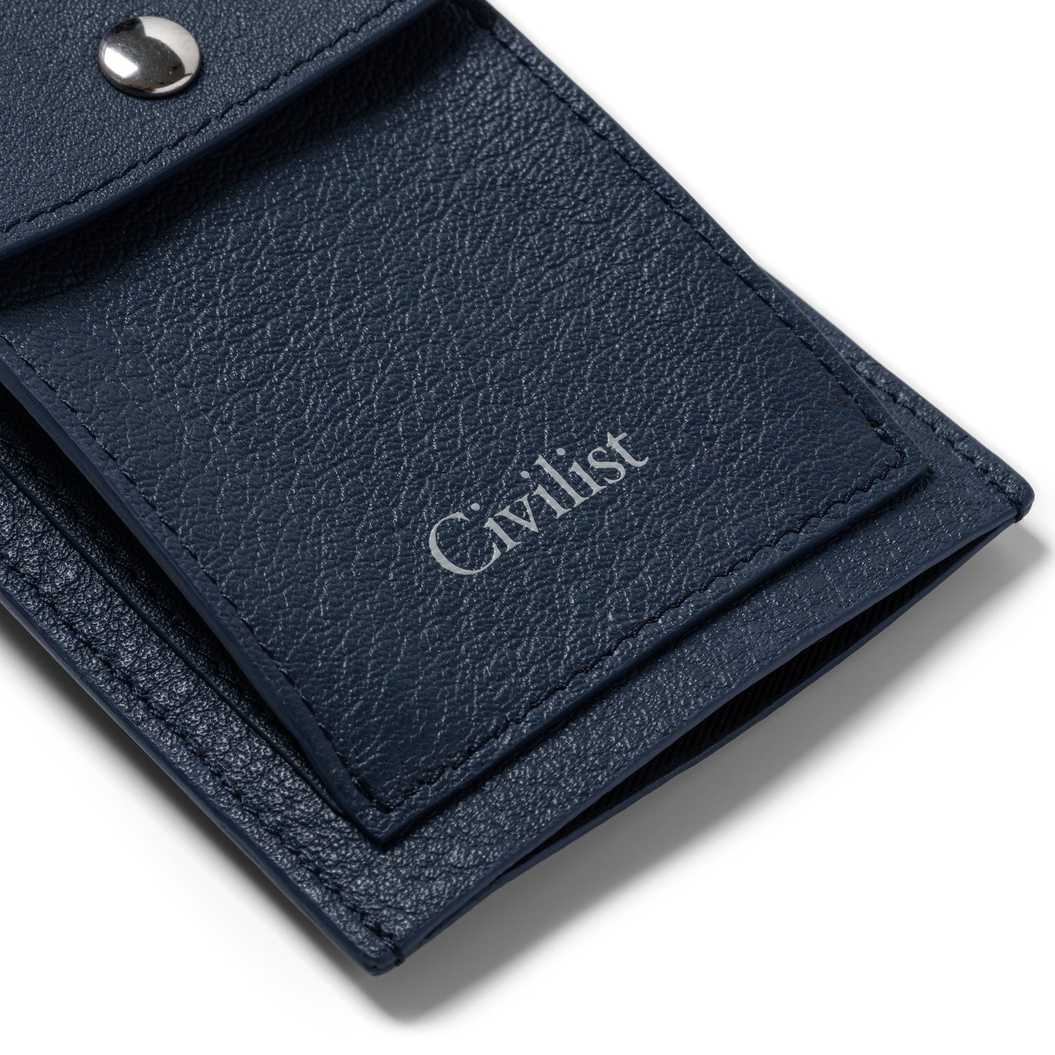 Leather Pouch, Blue