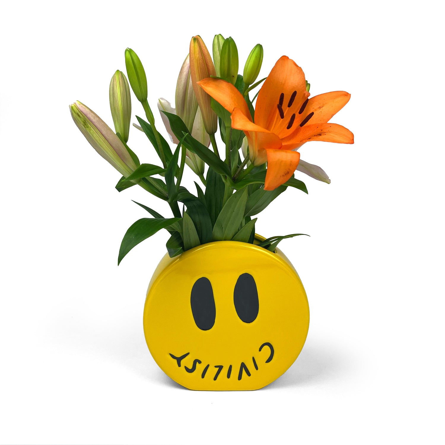 Smiler Vase, Yellow