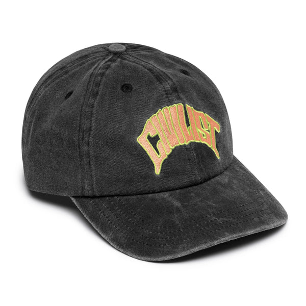Civilist Arch Low Pro Hat, Washed Black