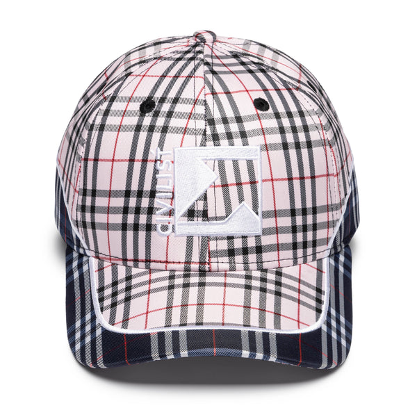 Civilist Checks Low Pro Hat, Pink / Blue