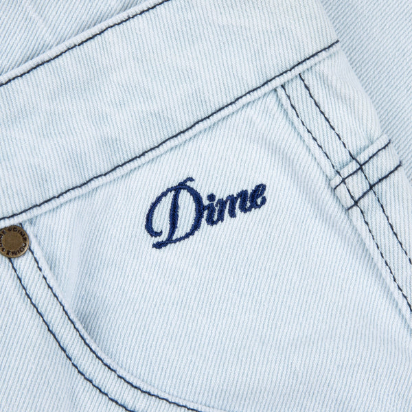 Dime Classic Denim Shorts, Faded Blue