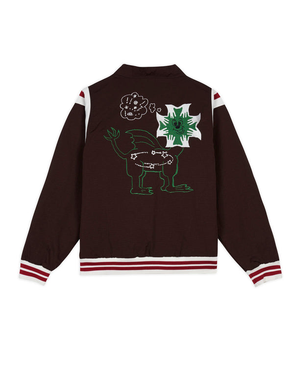 Brain Dead Coaches Jacket, Brown